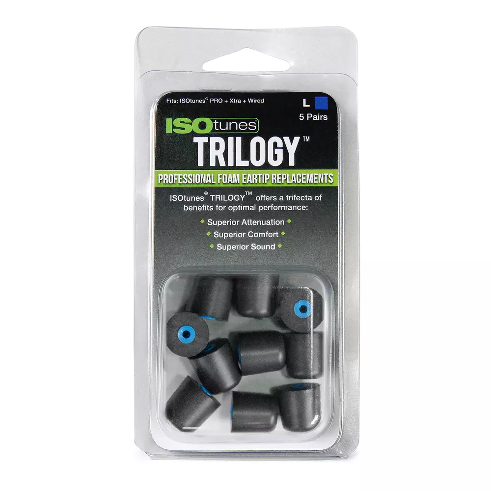 ISOTUNES Öronproppar för Pro & Xtra 5-pack Large