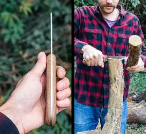 BeaverCraft BSH2 Glacier Bushcraft kniv