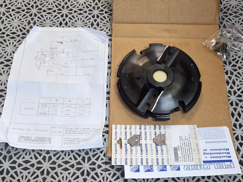 Frisfräs, dubbel 180VS s=65mm