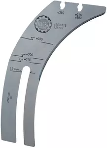 Klyvkniv 2,0 mm för EURO sågskydd