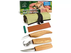 BeaverCraft S13 - Skedkarvning SET i tygrulle