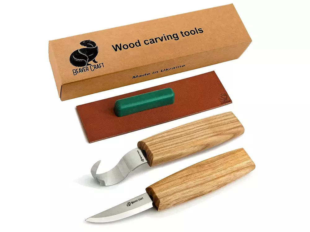 BeaverCraft S01 - Skedkarvning SET 1