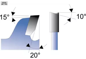 Sågklinga klyv Ø=160 B=2,4/1,6 Ø=20 WZ Z=12