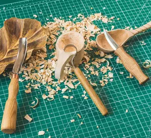 BeaverCraft S14 - Skedkarvning SET (med skölp)