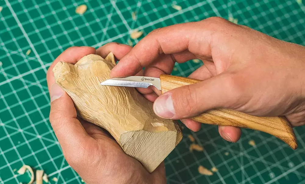BeaverCraft C8 - Karvsnittskniv liten / Täljkniv