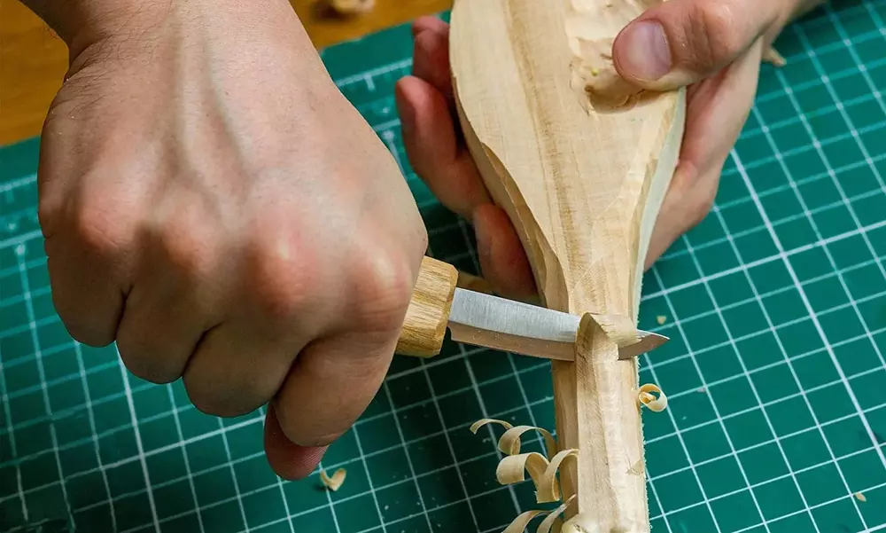 BeaverCraft B1 Träämne Lind för sked (260 x 65 x 40 mm)