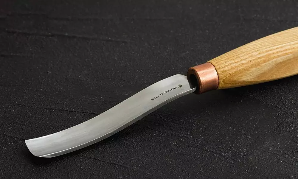 BeaverCraft K6L/15 Skölp lång böjd - svep 6L 15mm
