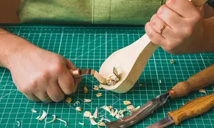 BeaverCraft B1 Träämne Lind för sked (260 x 65 x 40 mm)