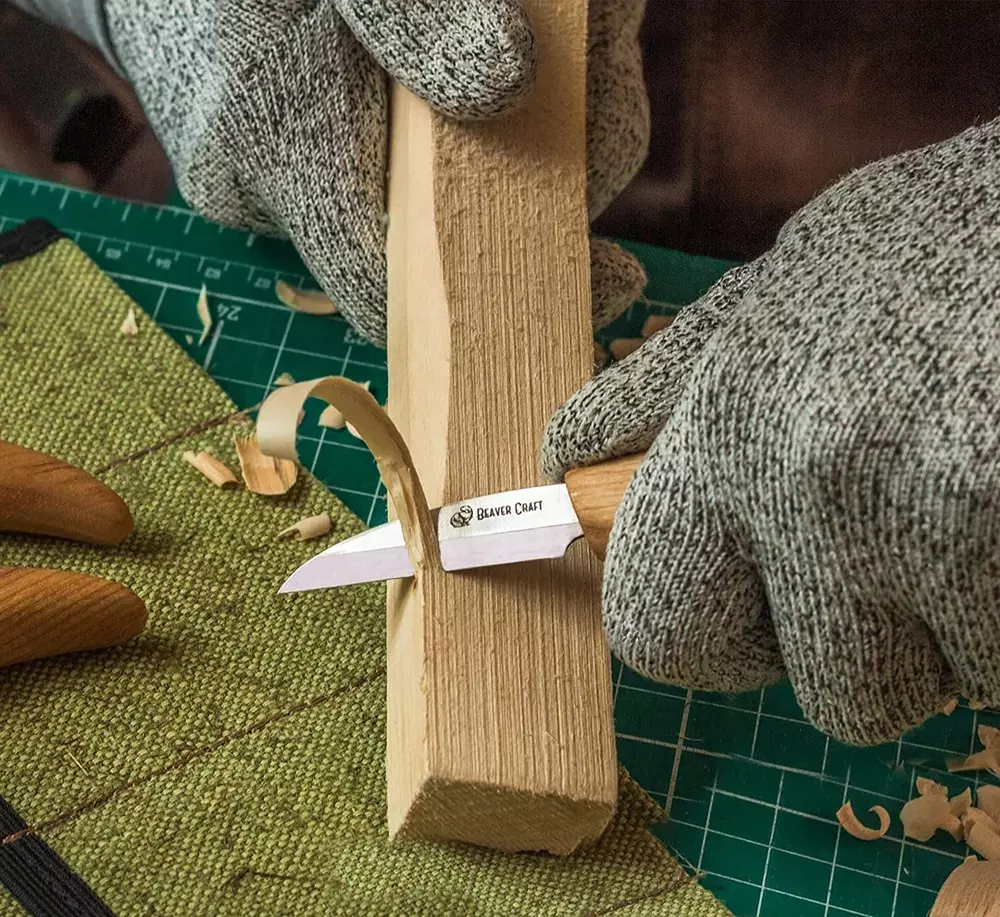 BeaverCraft S15 Täljset Start i tygrulle