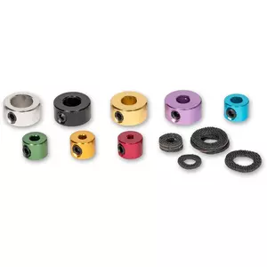 Axminster Borrstopp / Djupstopp (3-10 mm) SET 8-delar
