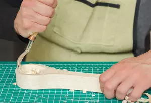 BeaverCraft K8a/14 Skölp kort böjd - svep 8 14mm