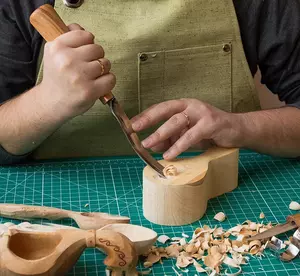 BeaverCraft S14 - Skedkarvning SET (med skölp)