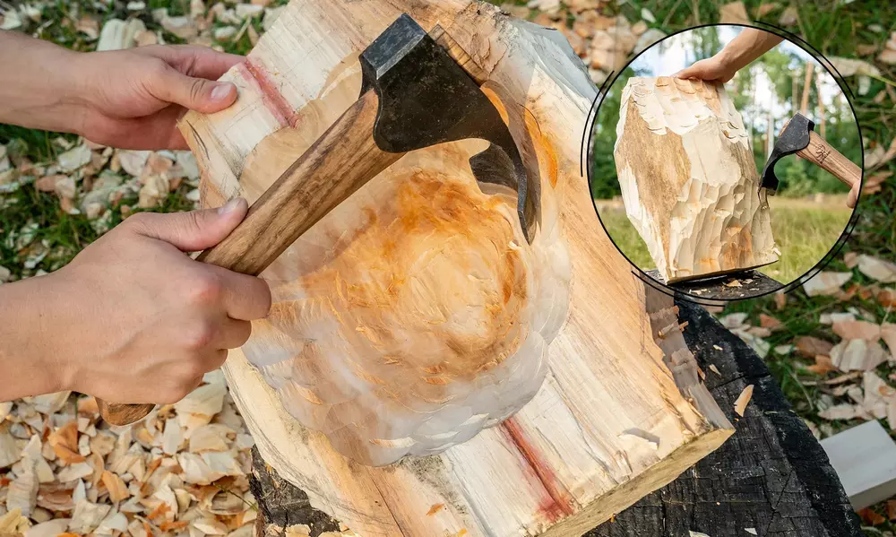 BeaverCraft AX2 – Tjäckelyxa / Compact Wood Carving Adze