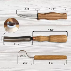 BeaverCraft S14 - Skedkarvning SET (med skölp)