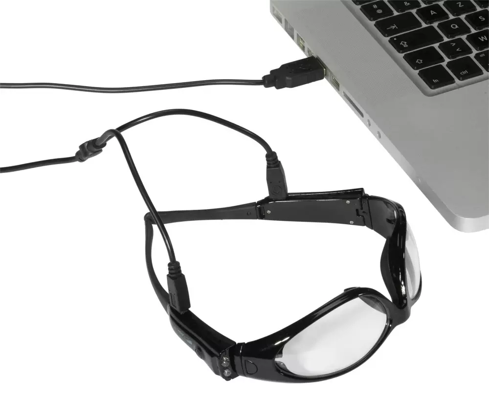Matrix Skyddsglasögon KIT ( linser, LED-skalmar, nackband)