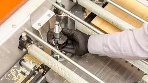 4-kutter  listhyvel PRO, steglös hast 3-15 m/min, included Wood Mizer