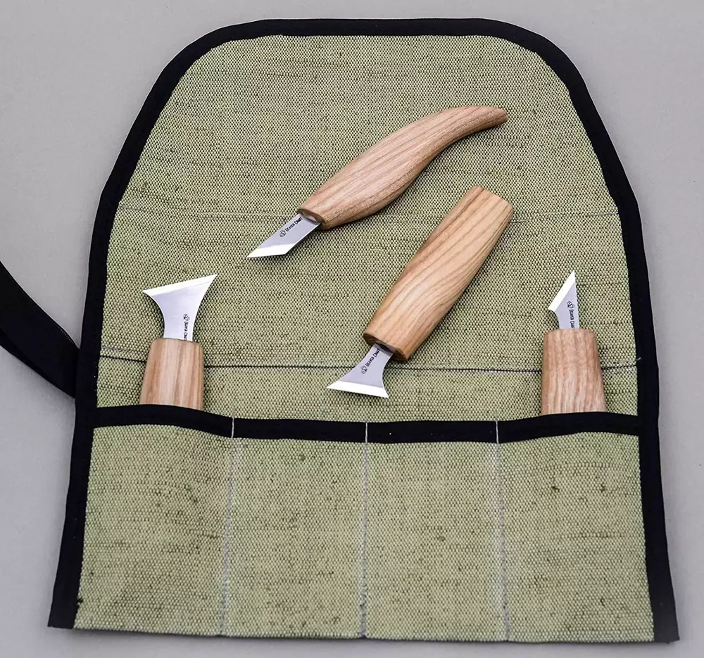 BeaverCraft TR4 Verktygsrulle (4 fickor)