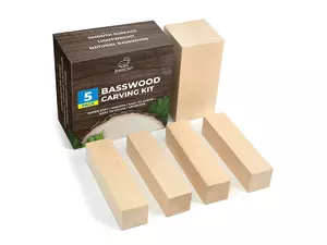 BeaverCraft Träämne Lind (5-pack)