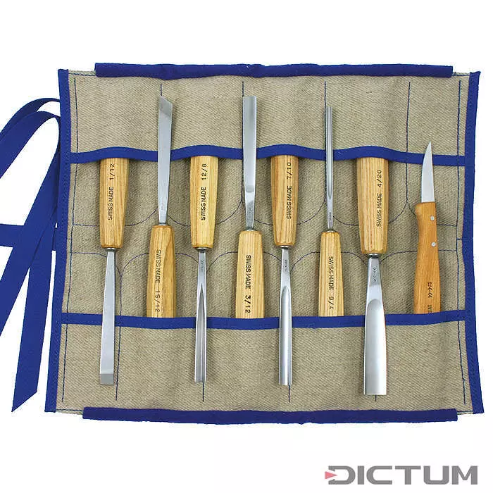 Pfeil® Bildhuggarjärn Set 8-delar Dictum®