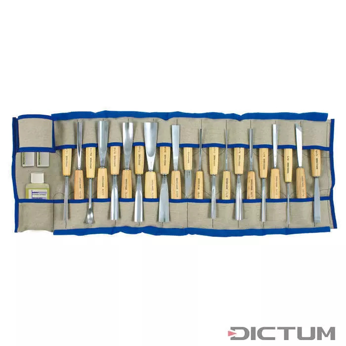 Pfeil® Bildhuggarjärn Set 24-delar Dictum®
