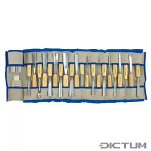 Pfeil® Bildhuggarjärn Set 24-delar Dictum®