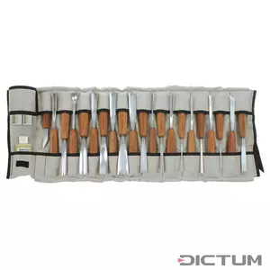 Pfeil® Bildhuggarjärn Set 24-delar Tysklönn Dictum®