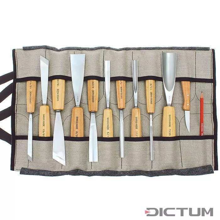 Pfeil® Bildhuggarjärn Set 11-delar Val Gardena Dictum®