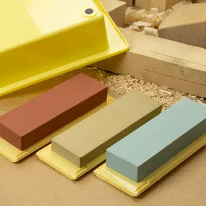 SK11 Japanese Sharpening Stone Set with Tray Korn 220, 1000, and 3000