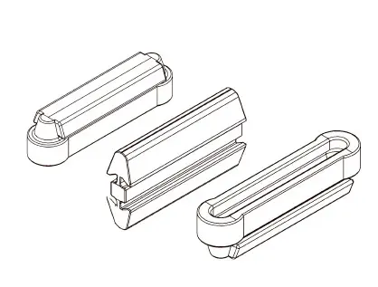 BOX OF 100 PERMANENT CONNECTORS 1240 Virutex