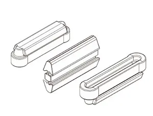 BOX OF 100 PERMANENT CONNECTORS 1240 Virutex