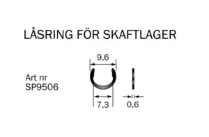 Spårryttare 9,5x0,6 mm Cobolt®