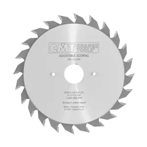 Ritsklinga rak D125 Z12+12 d20 skärbredd 208-3,6 TB