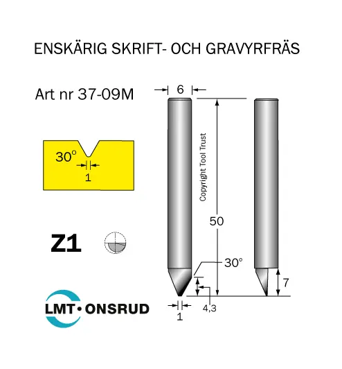 Skrift och gravyrfräsar