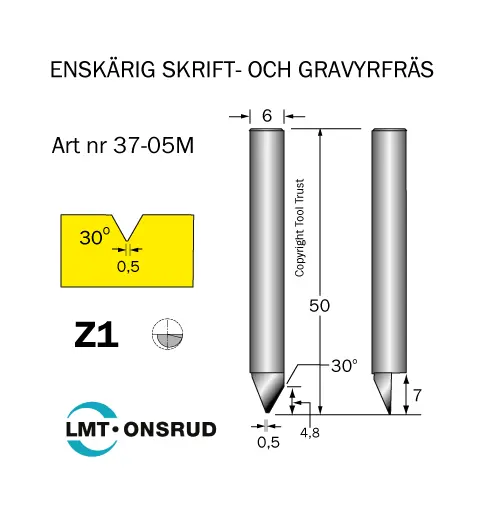 Skrift och gravyrfräsar