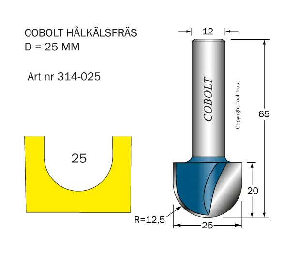 Hålkälsfräsar