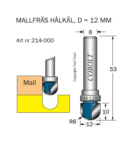 Mallfräsar med styrlager
