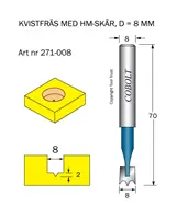 Kvistborr med hårdmetallskär