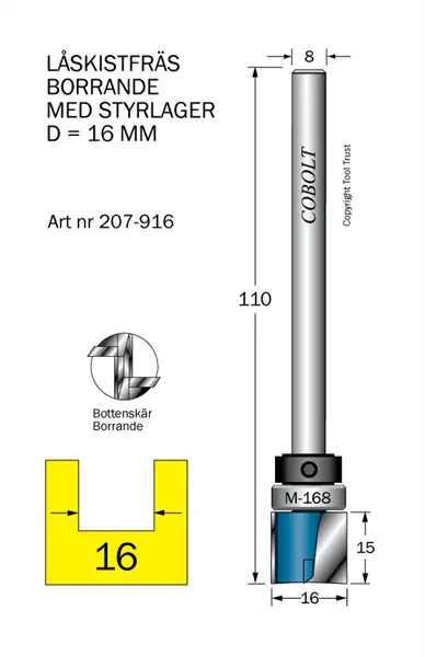 Låskistefräsar