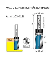 BORRANDE MALLFRÄSAR / KOPIERFRÄSAR MED SKAFTMONTERAT STYRLAGER