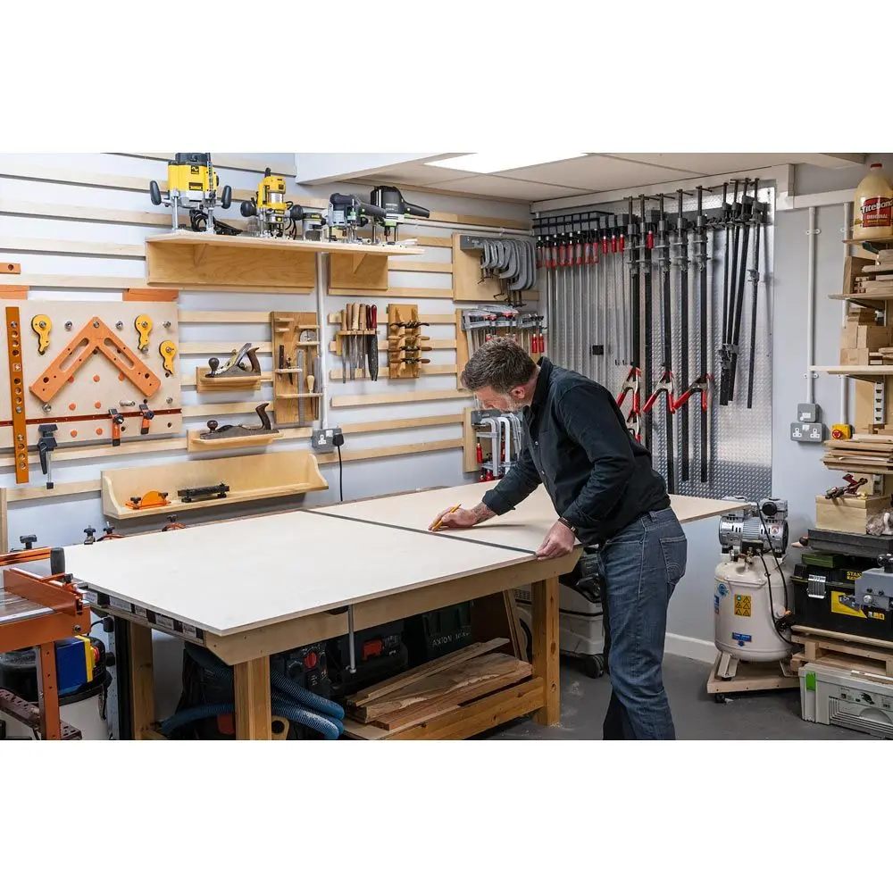 UJK 1220mm Rostfri stål linjal