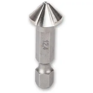 UJK HSS Countersink with Hex Shank - 12.4mm Axminster