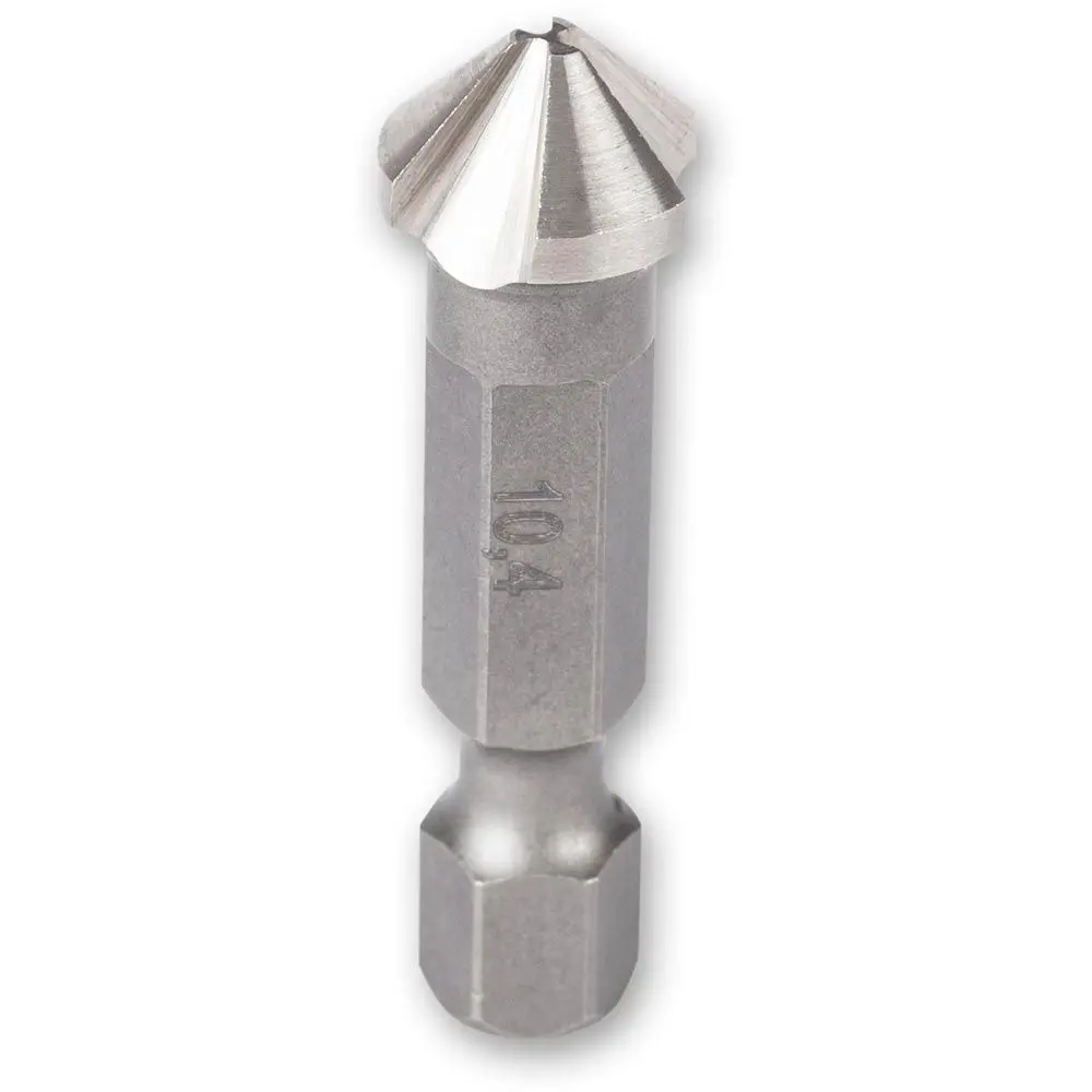 UJK HSS Countersink with Hex Shank - 10.4mm Axminster
