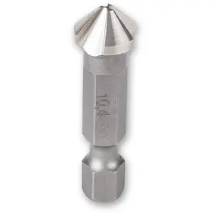 UJK HSS Countersink with Hex Shank - 10.4mm Axminster