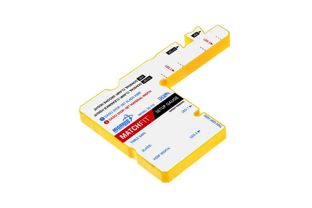 MicroJig MATCHFIT inställningsguide