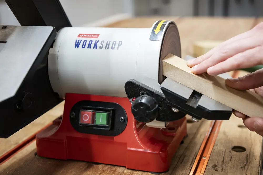Axminster Workshop AW15BDS kombinerad band och skivputs 230V EU plugg