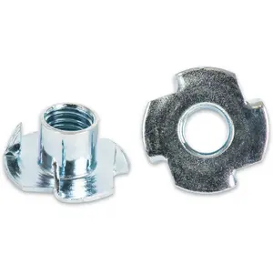 PACK 10 THREADED T NUTS M6 Axminster