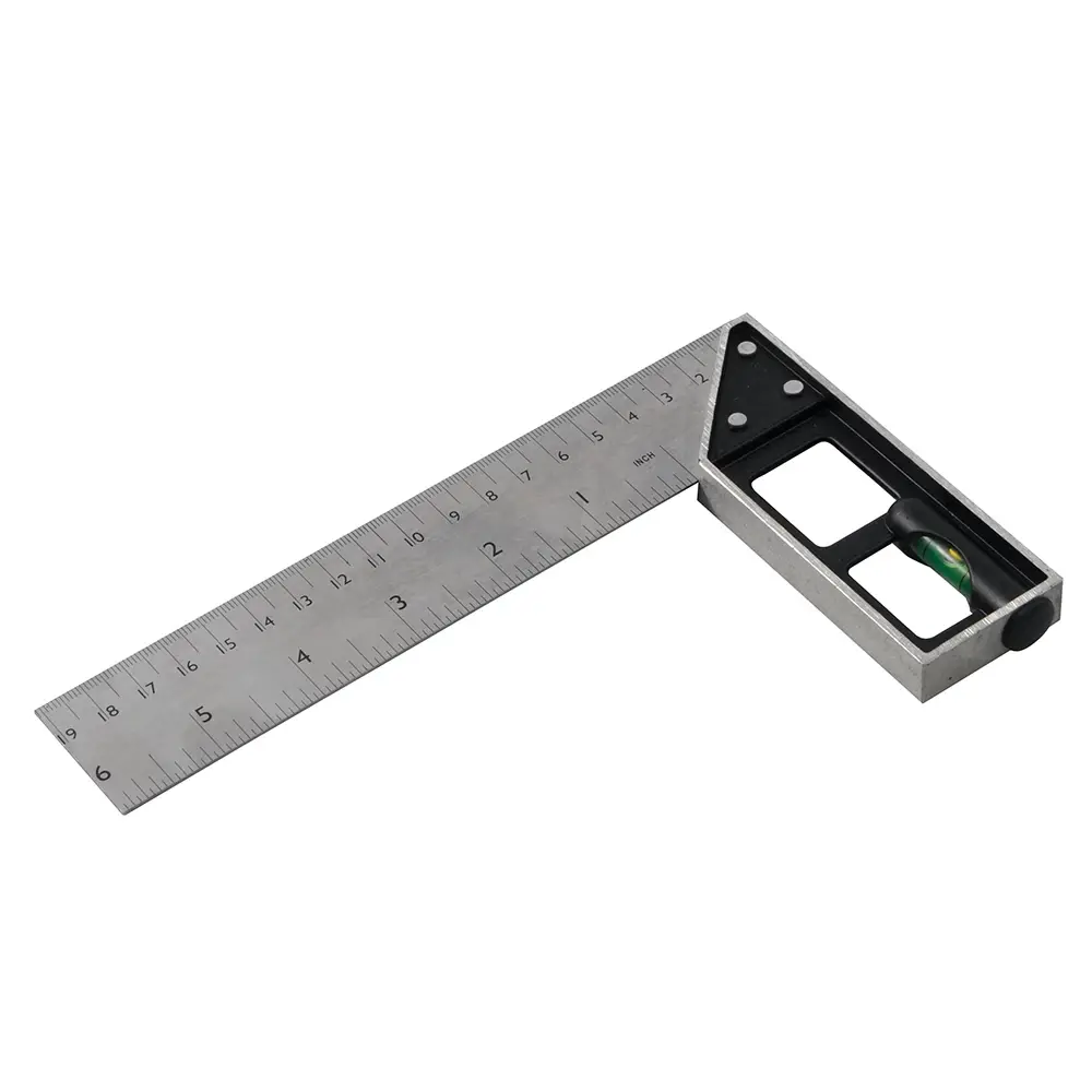 Silverline Vinkelhake 150mm med vattenpass