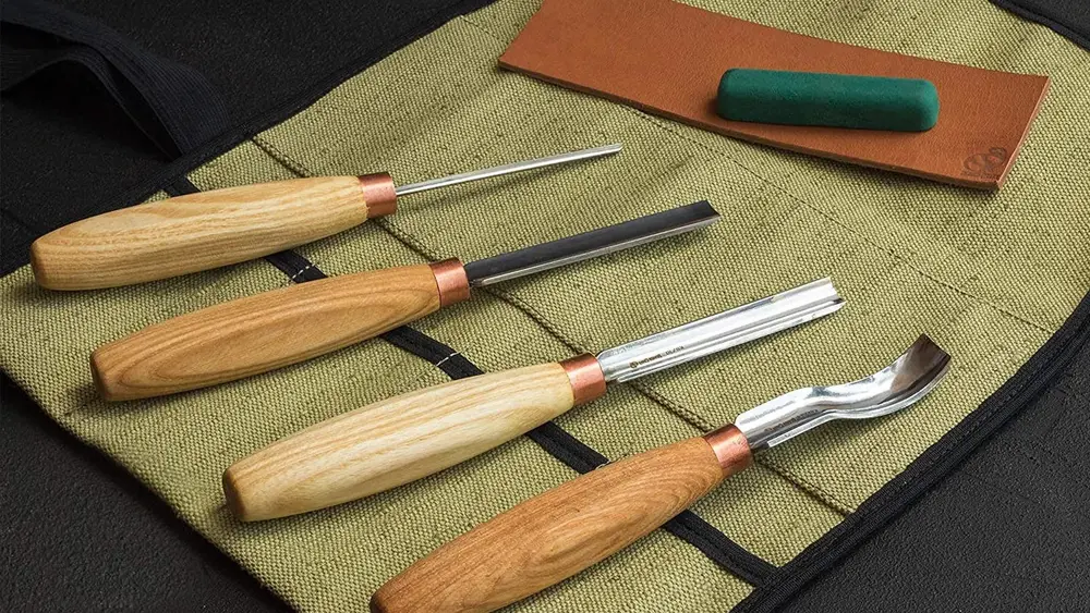 BeaverCraft SC01 Bildhuggarjärn SET (4 verktyg)