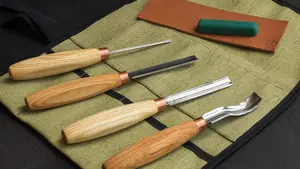 BeaverCraft SC01 Bildhuggarjärn SET (4 verktyg)