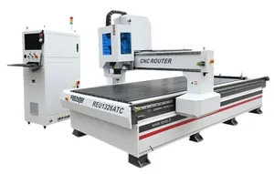 Rensi REU1326ATC-A CNC med Verktygsväxlare, Vakuumbord (1300 x 2600 mm)